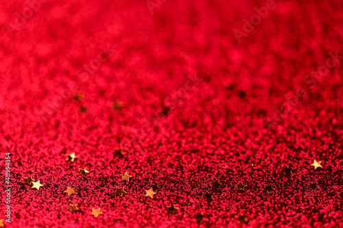Red glitter texture