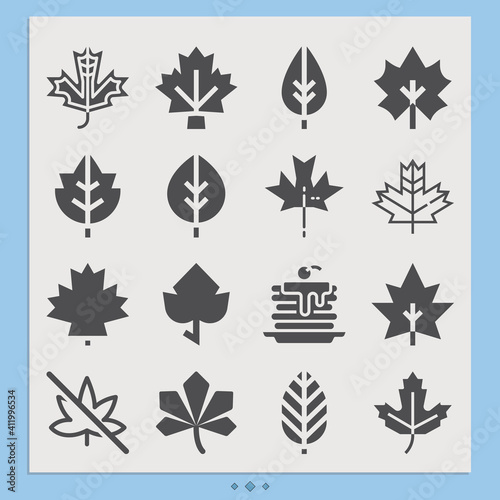 Simple set of perhaps related filled icons.