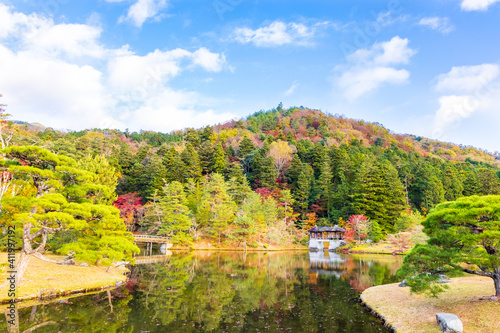秋の日本庭園 京都 修学院離宮