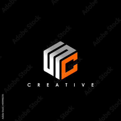 SC Letter Initial Logo Design Template Vector Illustration