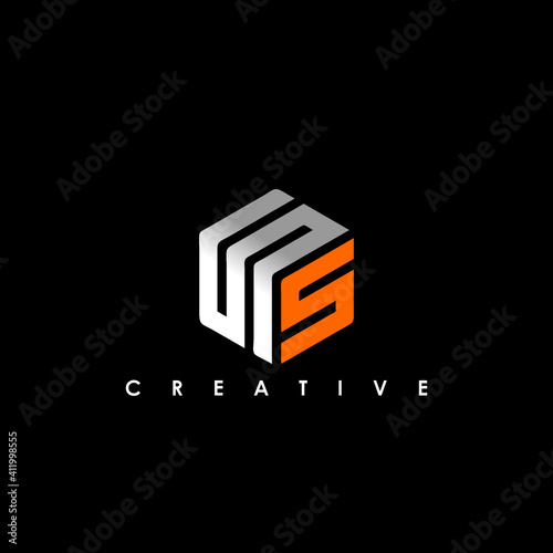 SS Letter Initial Logo Design Template Vector Illustration