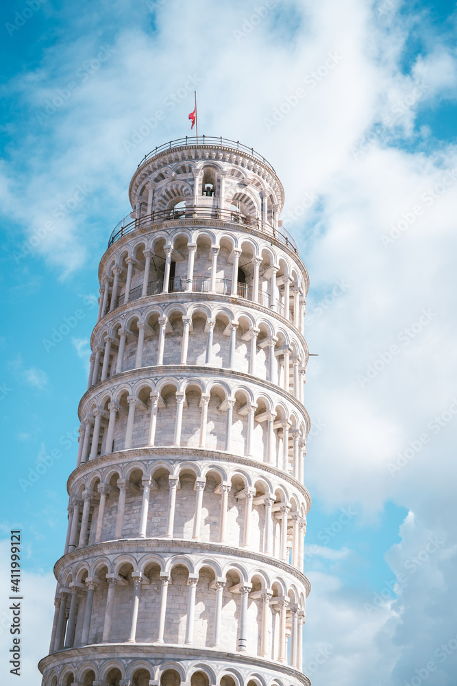 Pisa tower in Tuscany Italy 