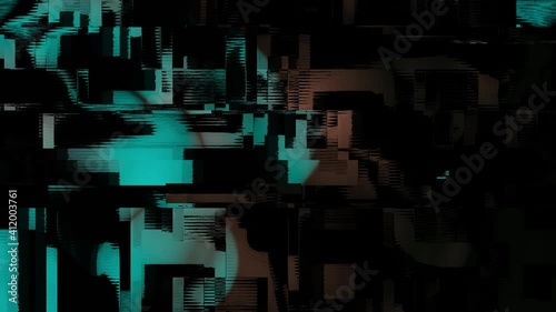 Flickering Pixel Digital Damage Noise Signal Screen Abstract Background