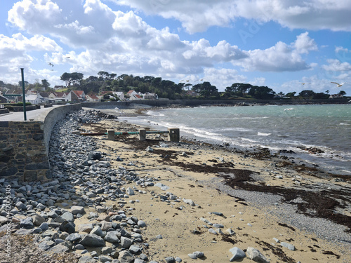 Guernsey Channel Islands, Perelle Bay photo