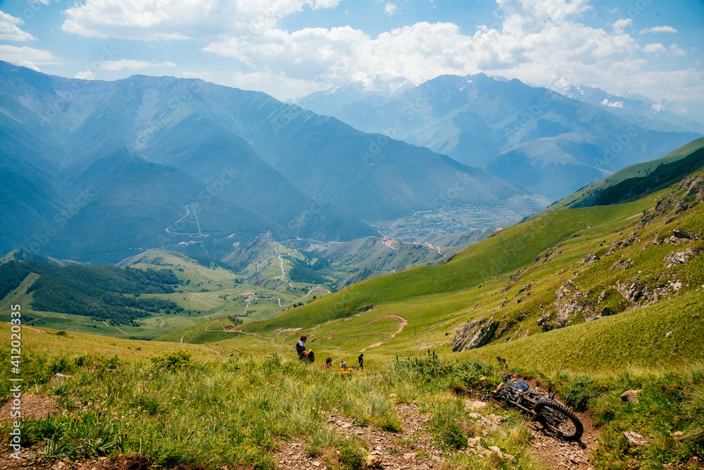 landscape in the mountains