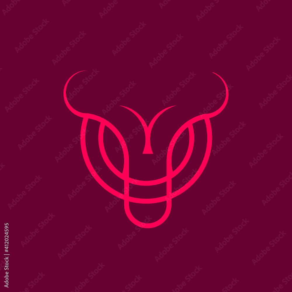 bull logo icon