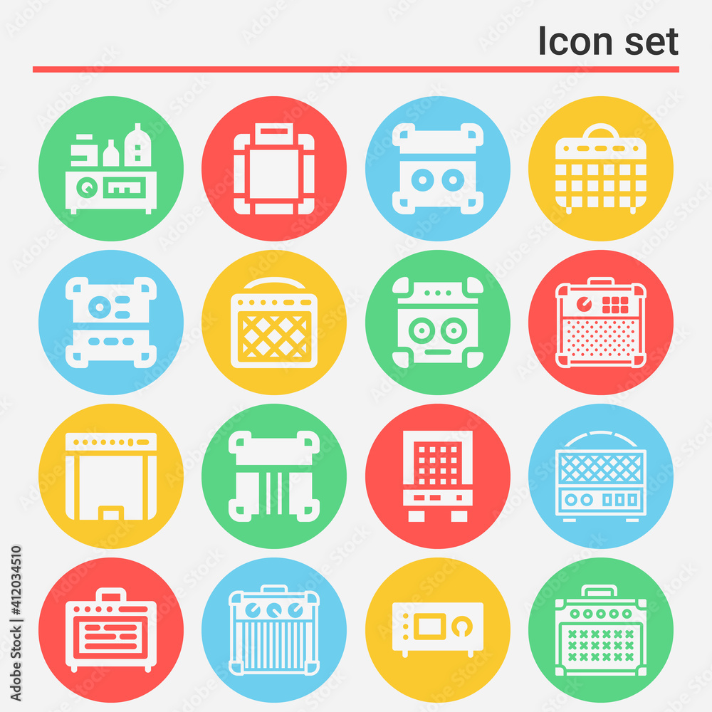 16 pack of relay links filled web icons set 16 pack of relay links filled web icons set