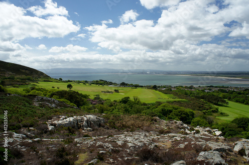 Landscapes of Ireland.Most of the Howth Peninsula is devoted to golf.