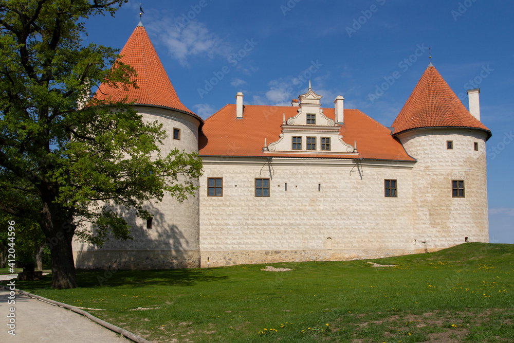 Restored part of the Bauska castle, Latvia