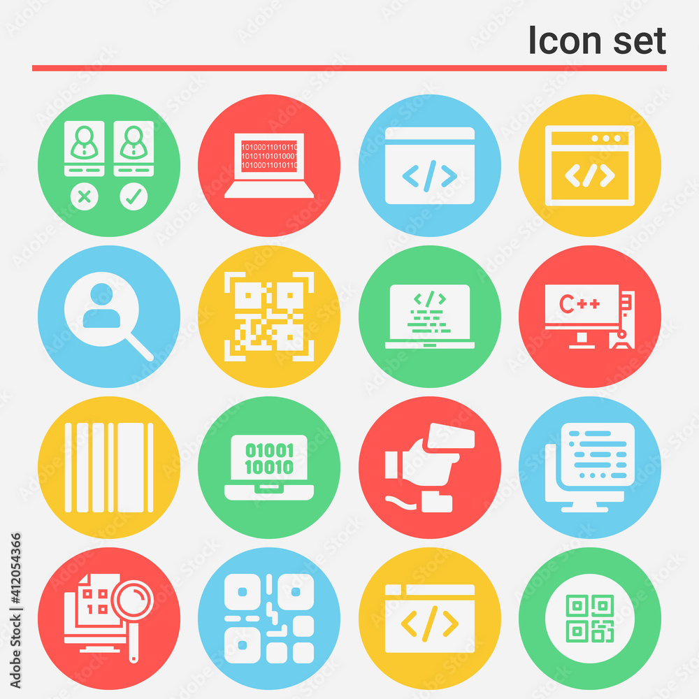 16 pack of write in filled web icons set 16 pack of write in filled web icons set