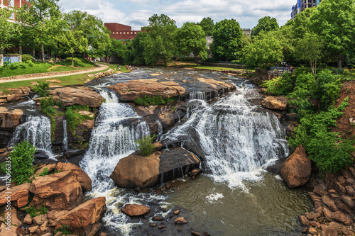 Falls Park Waterfall Greenville South Carolina photo