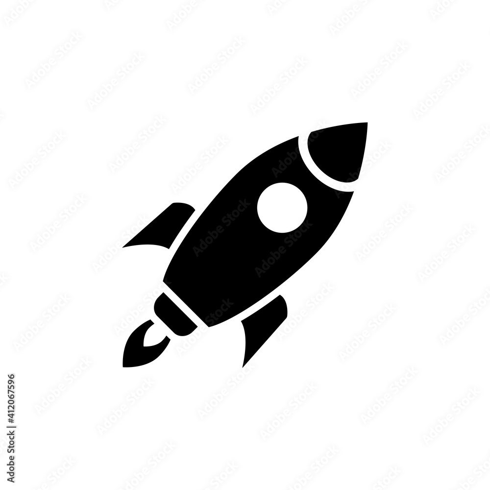 Rocket Icon Design Vector Template Illustration Rocket Icon Design Vector Template Illustration