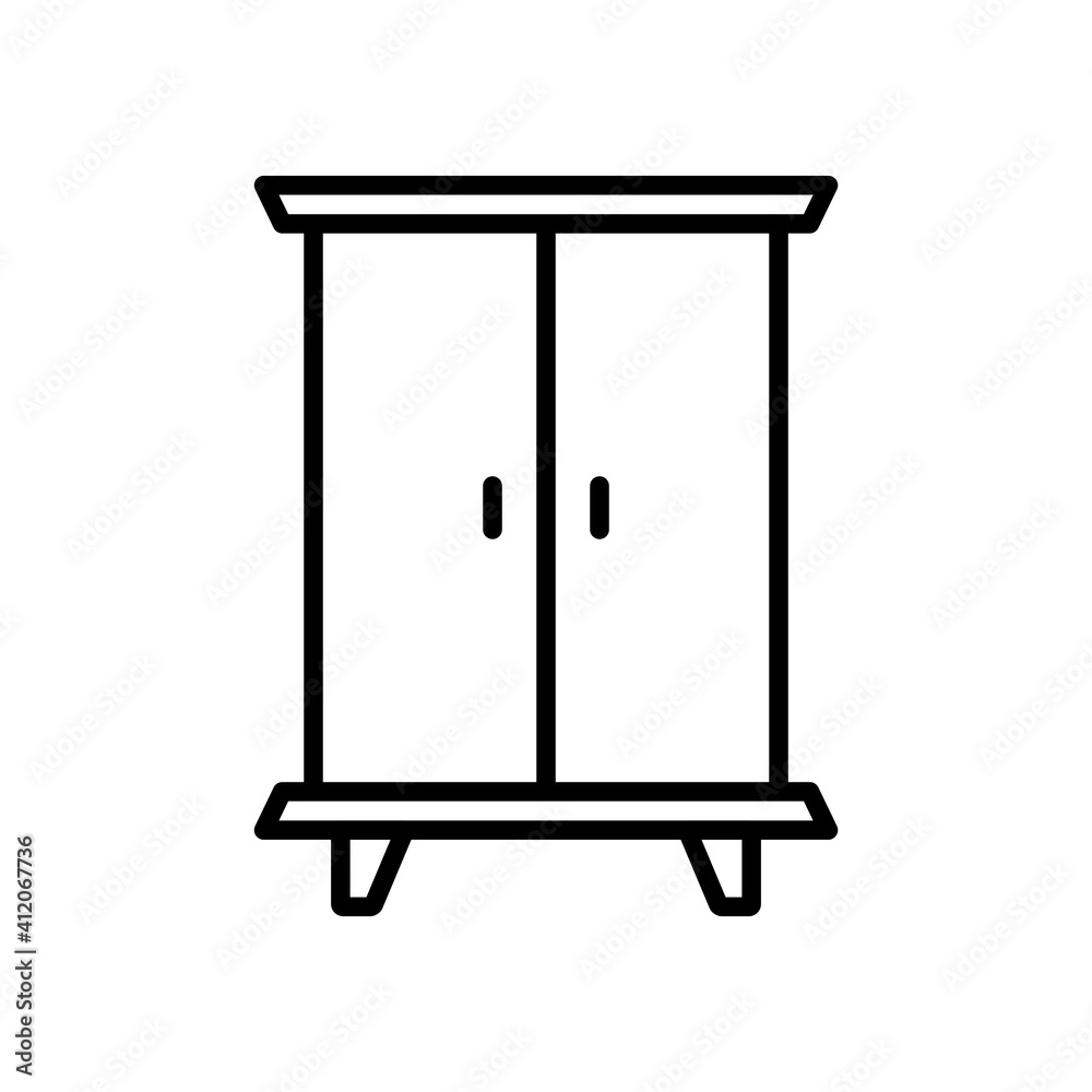 Cupboard,Wardrobe Icon Design Vector Template Illustration Cupboard,Wardrobe Icon Design Vector Template Illustration