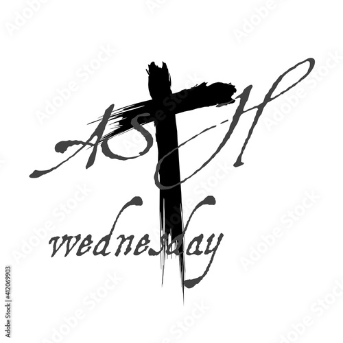 Ash Wednesday cards design