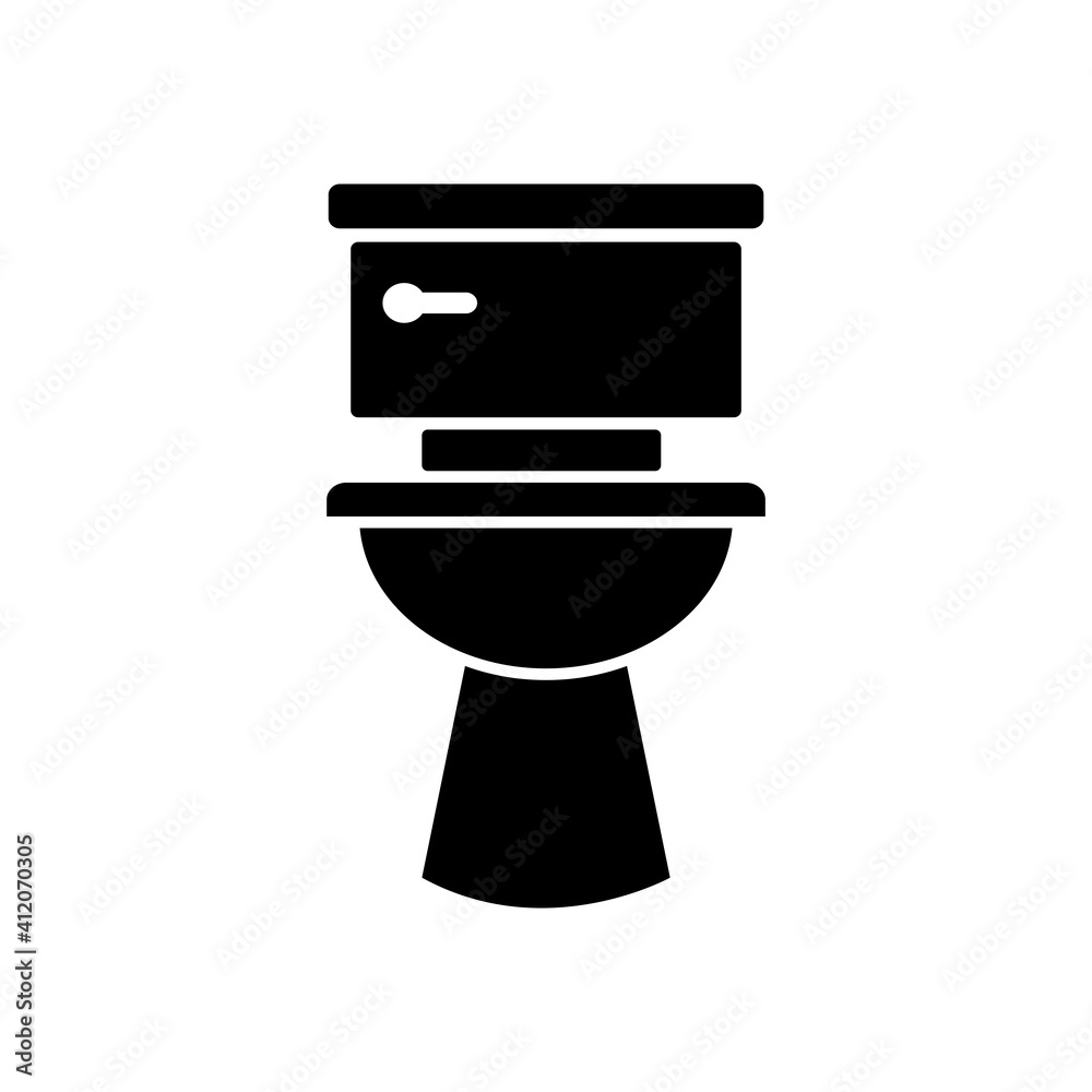 Closet,Toilet Bowl Icon Design Vector illustration Closet,Toilet Bowl Icon Design Vector illustration