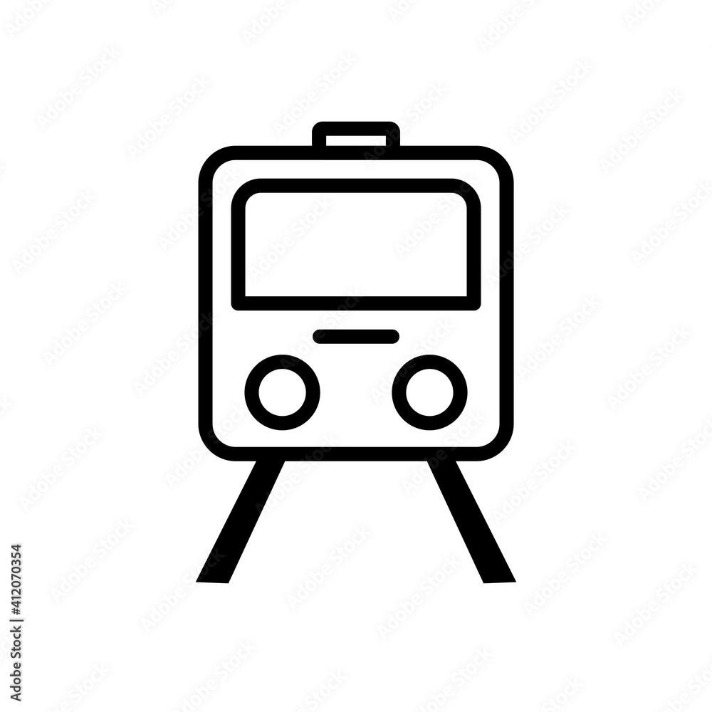 Train And Subway Icon Design Vector Template Illustration