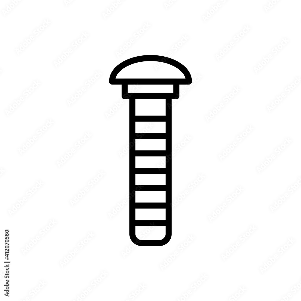 Screw Icon Design Vector Template Illustration Screw Icon Design Vector Template Illustration