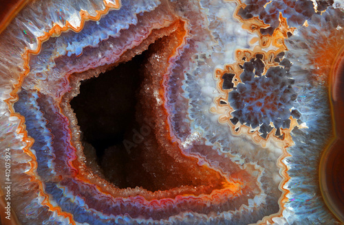 abstract natural pattern. stone agate texture background. natural stone ornament close up