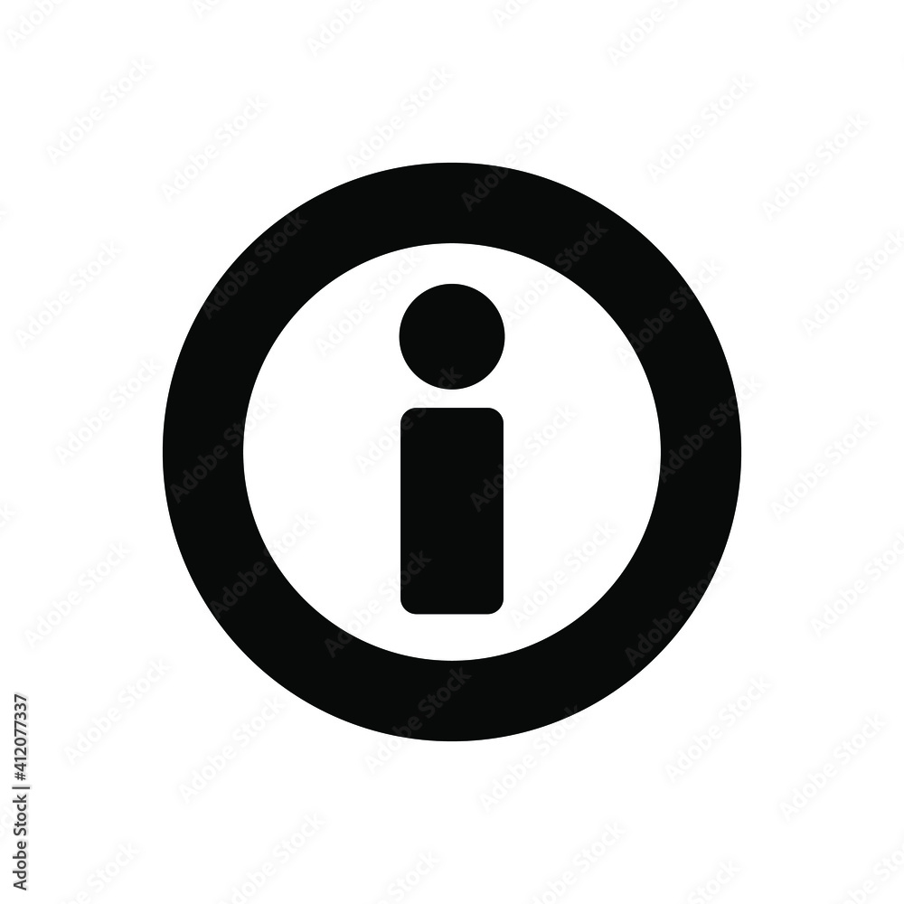 Information sign icon Information sign icon