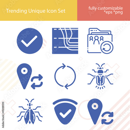 Simple set of syllables related filled icons.