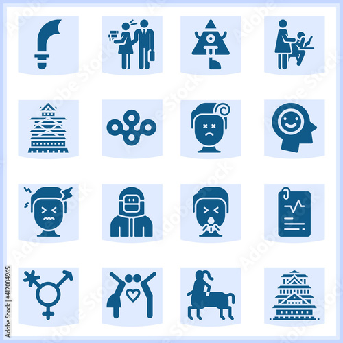 Arousal  related simple set. 16  filled
