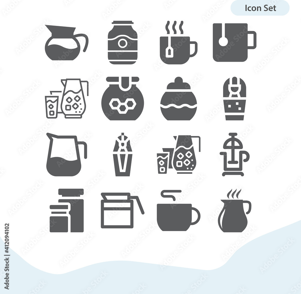 Simple set of shake up related filled icons. Simple set of shake up related filled icons.