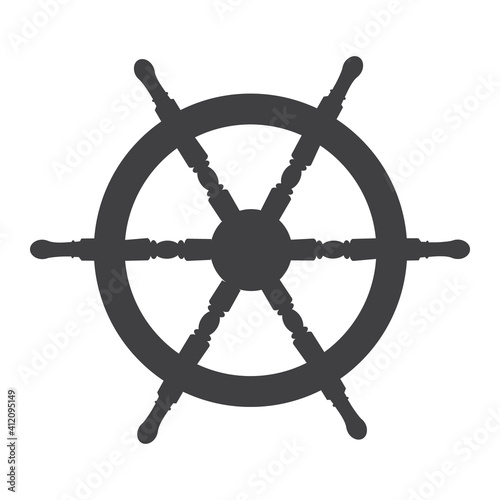 Ship wheel icon