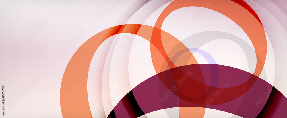 Ring geometric shapes, o letter repetition wallpaper. Abstract background for business or technology presentations, internet posters or web brochure covers Ring geometric shapes, o letter repetition wallpaper. Abstract background for business or technology presentations, internet posters or web brochure covers