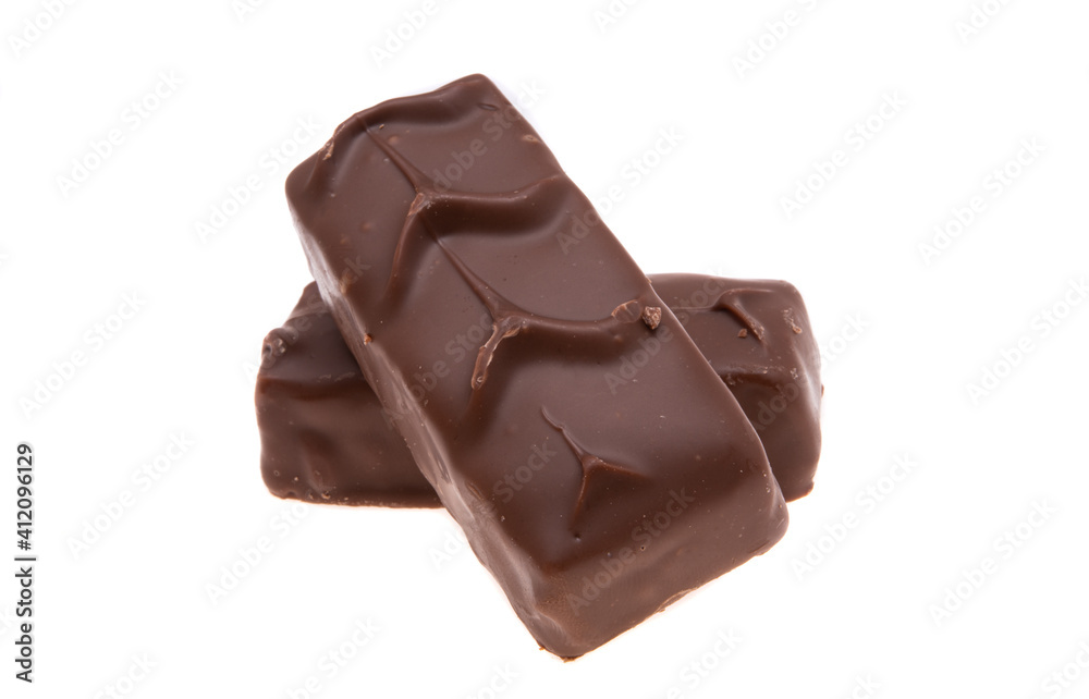chocolate bar with nuts isolated chocolate bar with nuts isolated