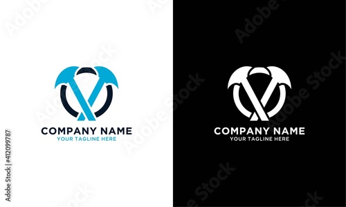 Axe, Lumberjack, Wood Logging Logo Design Template