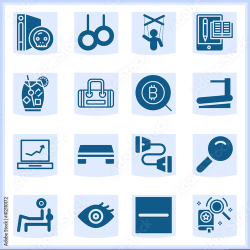 Optical  related simple set. 16  filled