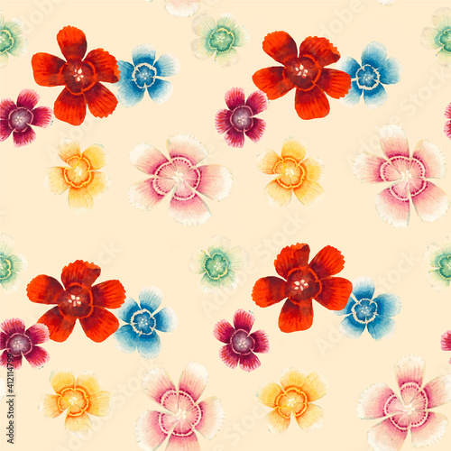 Floral pattern vector © Rawpixel.com