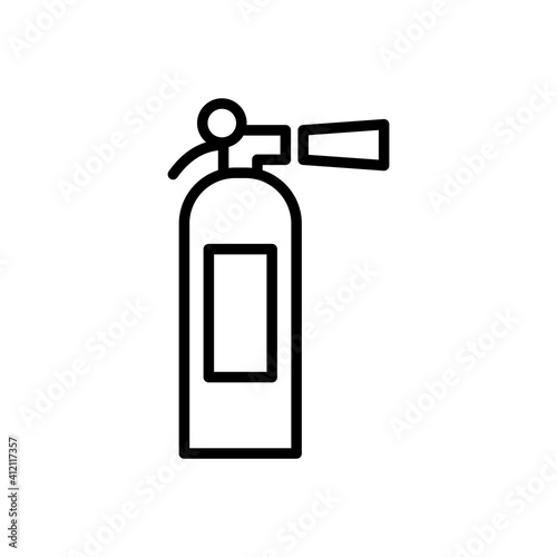 Fire Extinguisher Icon Design Vector Template