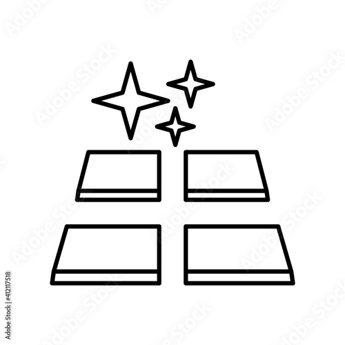 Floor Tile Icon Design Vector Template Illustration