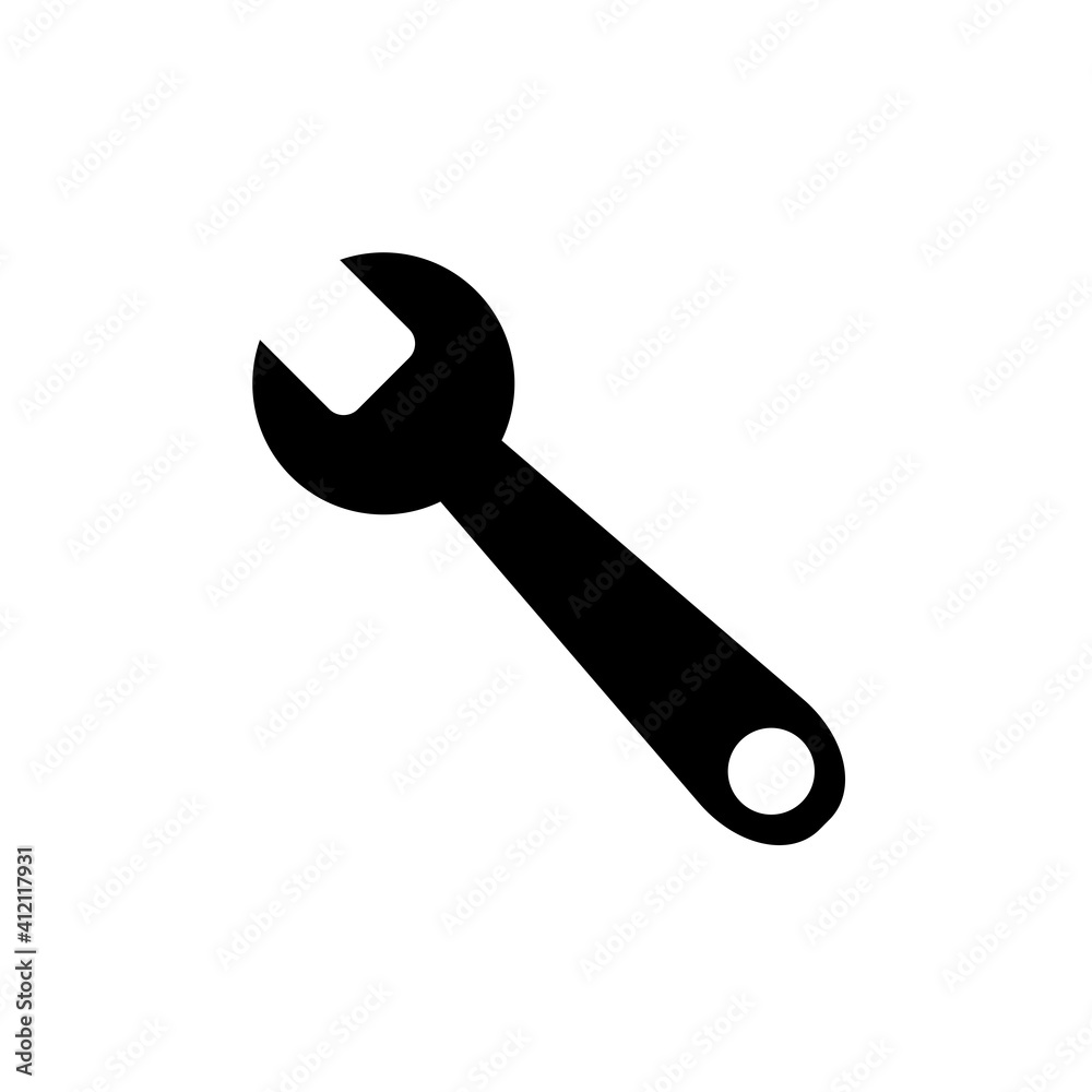 Wrench Icon Design Vector Template Illustration Wrench Icon Design Vector Template Illustration