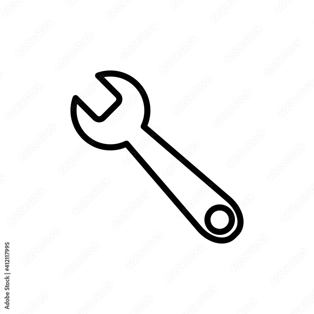 Wrench Icon Design Vector Template Illustration Wrench Icon Design Vector Template Illustration
