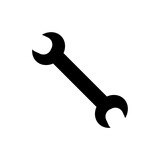 Wrench Icon Design Vector Template Illustration