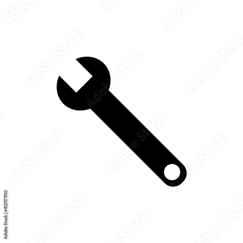 Wrench Icon Design Vector Template Illustration