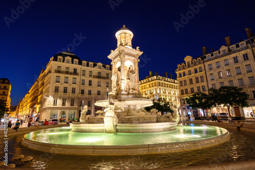 La Fontaine des Jacobins à Lyon