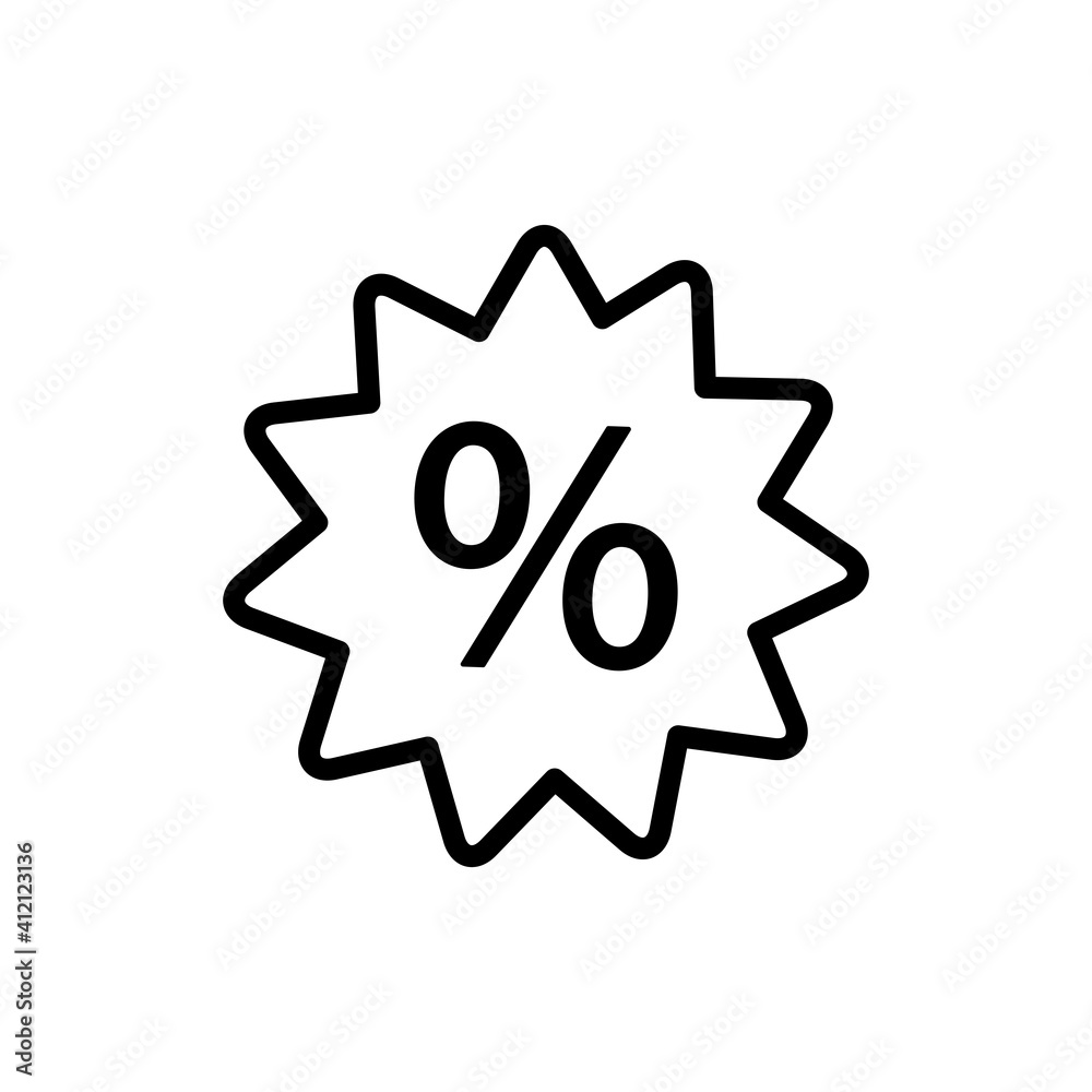 Sale Icon Design Vector Template Illustration Sale Icon Design Vector Template Illustration