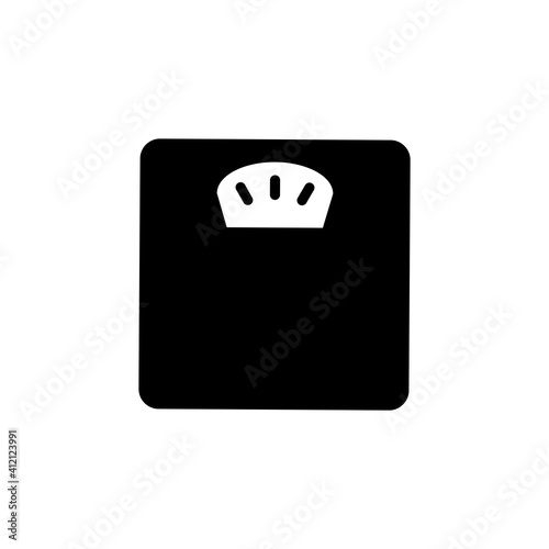 Weight Scale Icon Design Vector Template Illustration