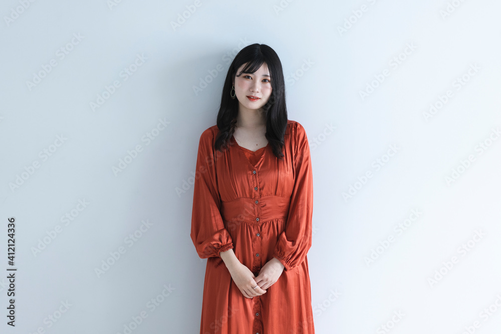 リラックスした女性 リラックスした女性