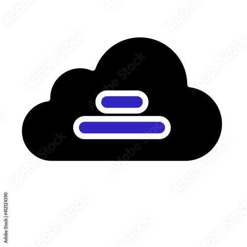 Cloud data icon