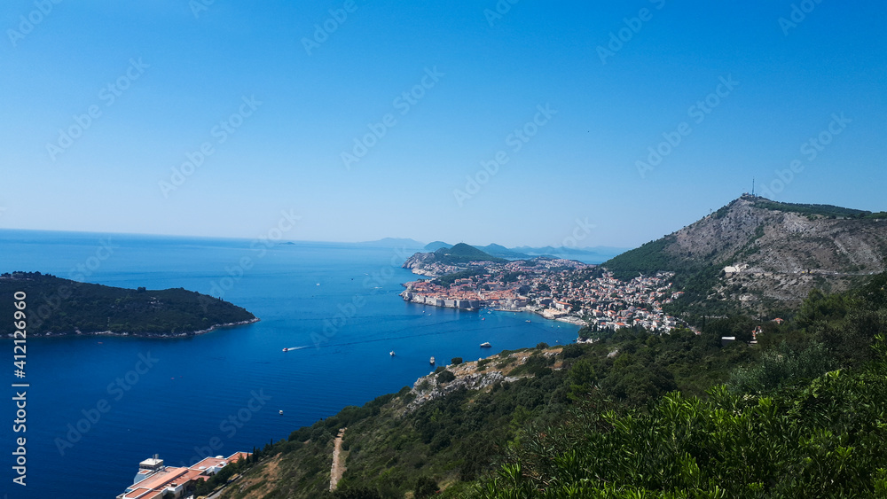 Summer view on Dubrovnic Old Town