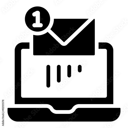 Trendy vector design of incoming mail