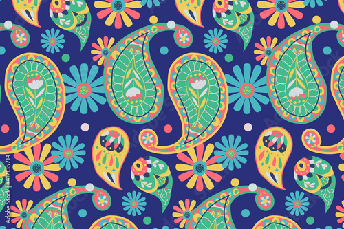 Paisley pattern background