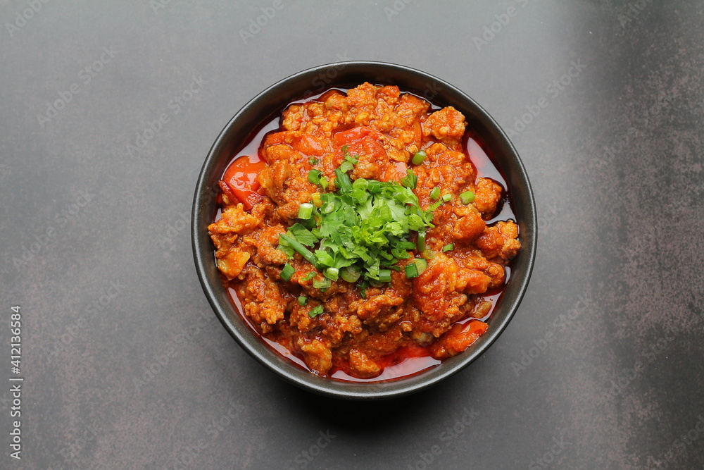 Thai Northern Style Pork and Tomato Chili Relish (nam phrik aawng ; nam prik ong) Thai Northern Style Pork and Tomato Chili Relish (nam phrik aawng ; nam prik ong)
