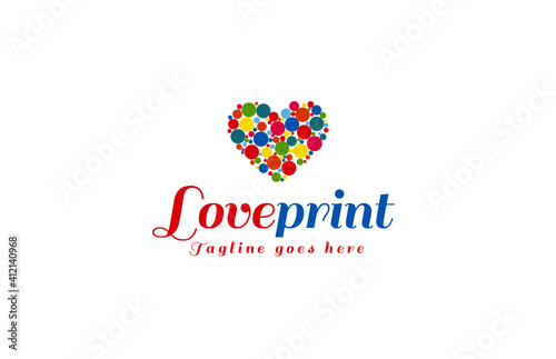 Love Print Logo