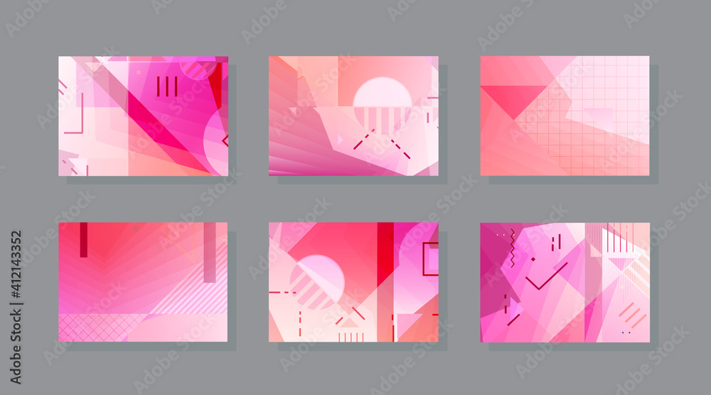 Fototapeta premium Modern abstract covers set, Modern colorful wave liquid flow poster. Cool gradient shapes composition, vector covers design.