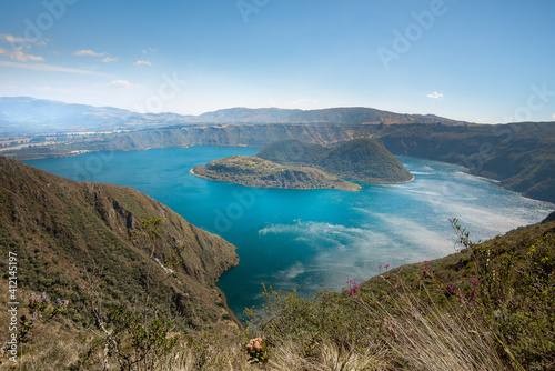 Cuicocha crater lake  Reserve Cotacachi-Cayapas  Ecuador